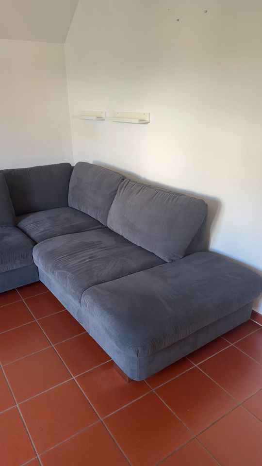 Eckcouch Sofa schwarz in Philippsthal (Werra)