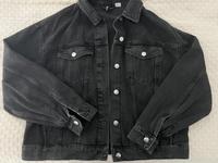 Jeansjacke oversized schwarz/grau Nordrhein-Westfalen - Verl Vorschau