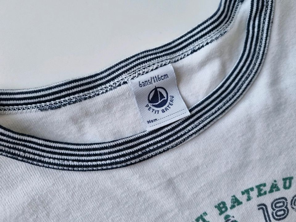 Petit Bateau Langarmshirt, Größe 116, 6 Jahre in Hamburg