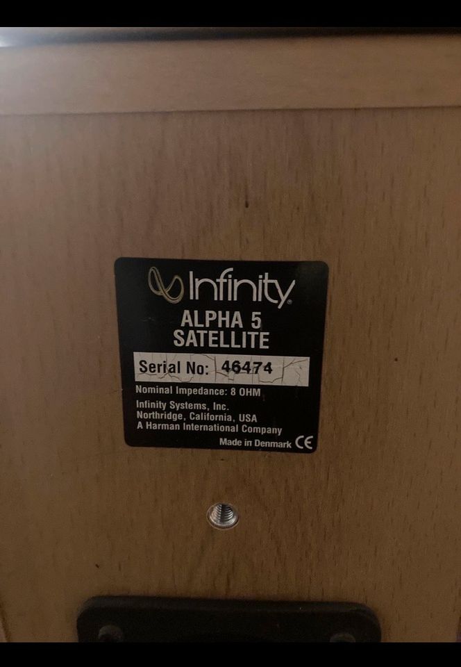Infinity Alpha 5 Surround Boxen 5.1 in Duisburg