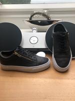 VANS SNEAKER LOW OLD SKOOL ZIP LEDER BLACK SCHWARZ GR. 37 NEUW.! Nordrhein-Westfalen - Detmold Vorschau
