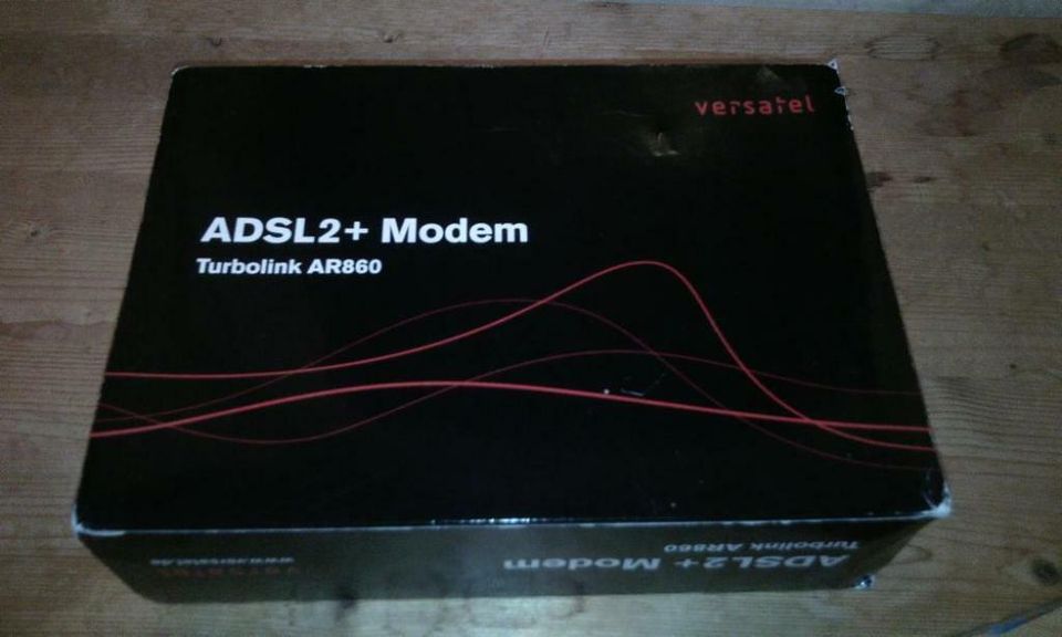 ADSL2+ DSL Modem Annex b/U-R2 Turbolink AR860E Versatel sphairon in Sande