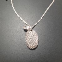 Designer Zirkonia Anhänger an Kette 58 cm ( 925 Silber KP ) Nordrhein-Westfalen - Recklinghausen Vorschau