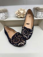 Ballerinas Loafer H&M Gr. 39 Blau Gold Sommer Schleswig-Holstein - Lentföhrden Vorschau
