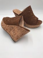 Pantoletten Plateaus Kork Neu gr. 38 Sommer Schuhe Duisburg - Rheinhausen Vorschau