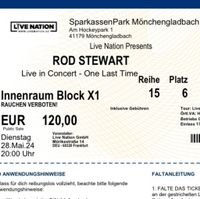 2 Tickets für Rod Stewart 28.5. in Mönchengladbach Nordrhein-Westfalen - Ratingen Vorschau