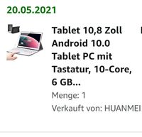 TABLET PC / 10,8 Zoll / Android 10.0 / Gebraucht Baden-Württemberg - Bad Säckingen Vorschau