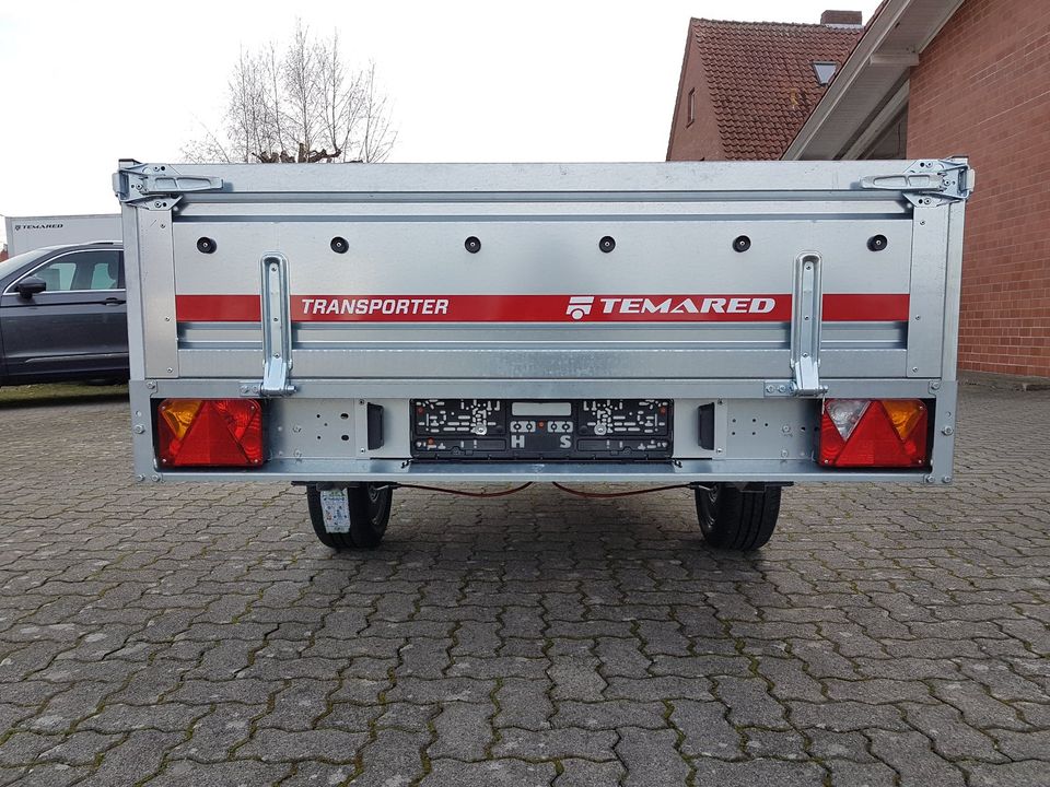 Temared Transporter 2515 C 1,5t 1.500kg Hochlader Anhänger in Lüdersfeld
