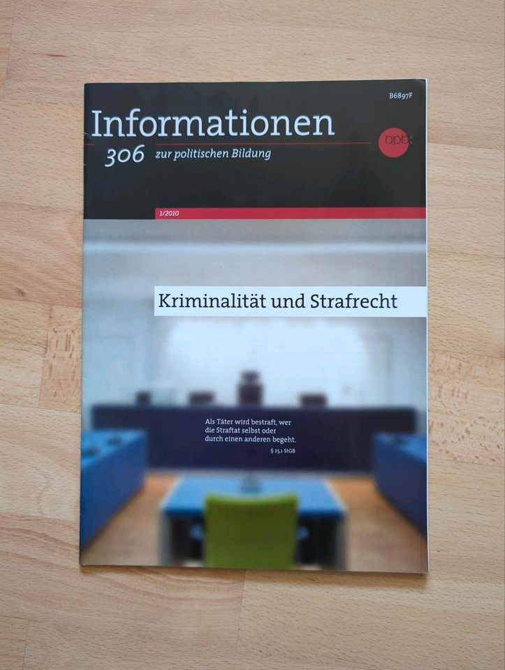 Informationen zur politschen Bildung Nr. 306 Kriminalität Strafre in Büdingen