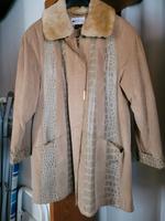 Echt Leder Jacke hell braun Größe 42 Fabiani Hessen - Niestetal Vorschau