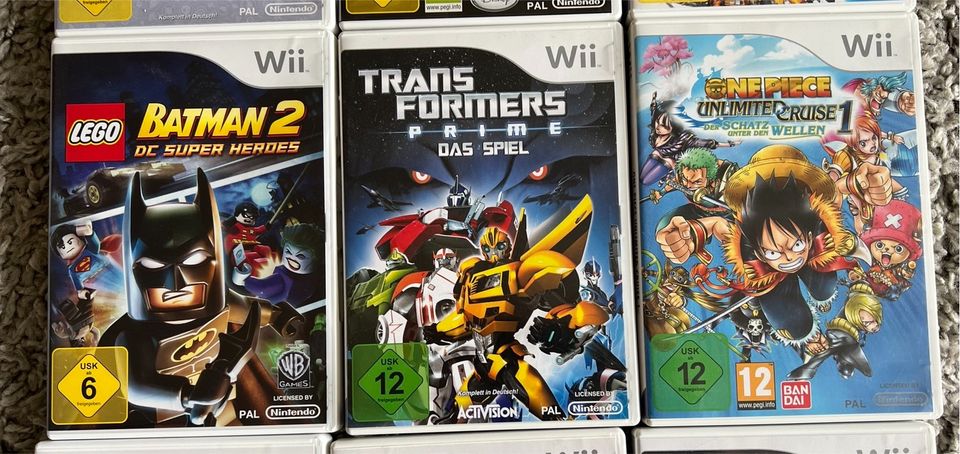 Wii Spiele, 13 St., verschiedene Genres in Colmberg