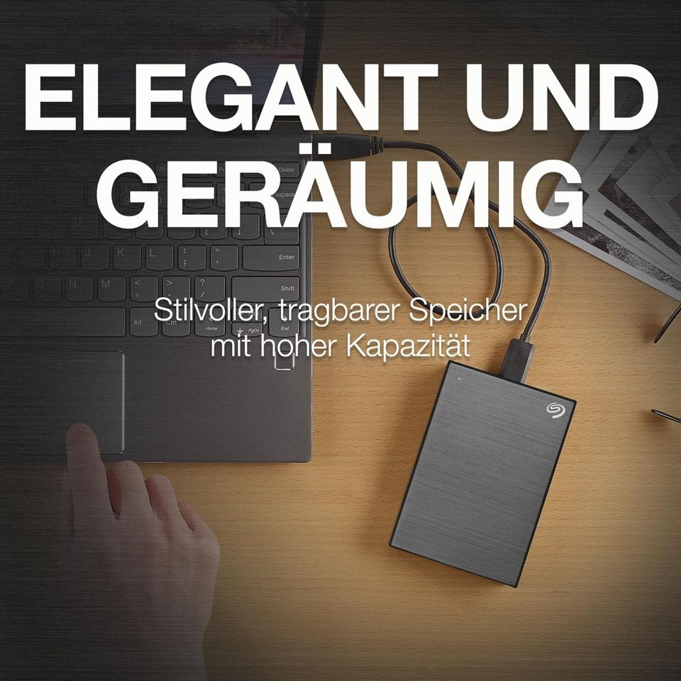 Seagate One Touch 1TB tragbare externe SSD Festplatte USB C in Berlin