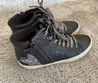 Geox hohe Sneaker Leder schwarz Gr 39 Rheinland-Pfalz - Gückingen Vorschau
