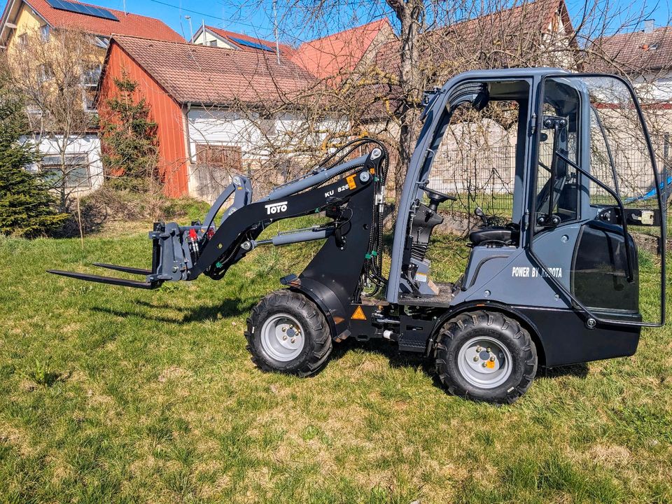 ❗Vermiete 1,8t Radlader 1,0t Hubkraft Kompaktlader mieten leihen in Bad Mergentheim