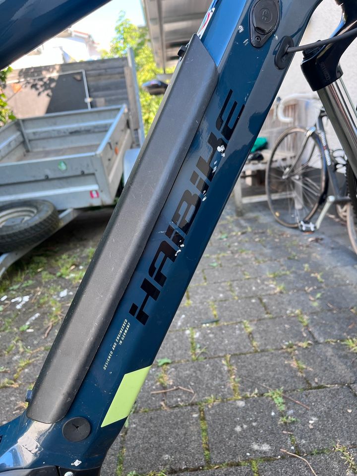 Haibike - HardNine5 E-Bike blau/canary   29 Zoll Rahmengröße 49cm in Freiburg im Breisgau