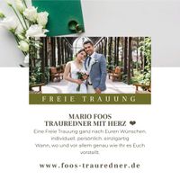 Freie Trauung, Freier Trauredner,  Orador, Hochzeitsredner Hessen - Wettenberg Vorschau