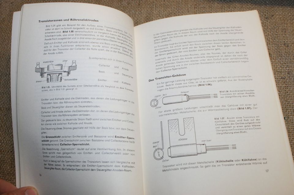5 x Transistortechnik Schaltkreise Rundfunktechnik Transistor in Weimar