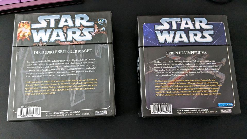 Star Wars Erben des Imperiums / dunkle Seite der Macht CD Hörbuch in Riedstadt