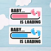 Schild "Baby Is Loading" in Rosa und Blau / Für Mädchen und Jungs Nordrhein-Westfalen - Wegberg Vorschau