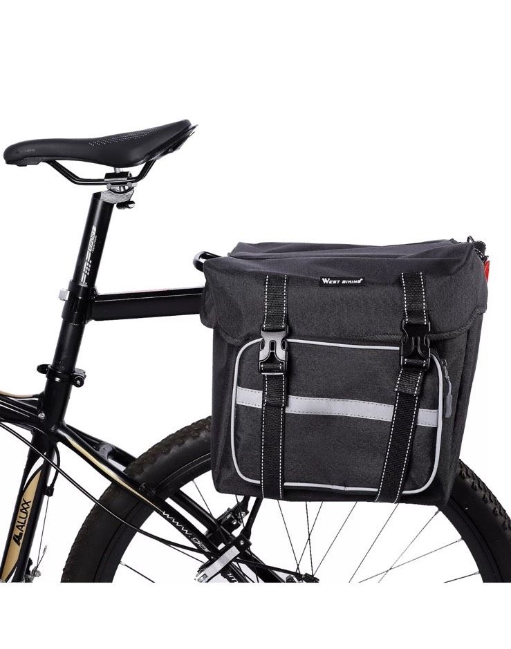 Fahrradtasche WEST BIKING Wasserdichte Gepäckträger Tasche 25 L in Nürnberg (Mittelfr)