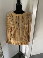 Zara Pullover beige goldfarben Rüschen L Saarbrücken - St Johann Vorschau