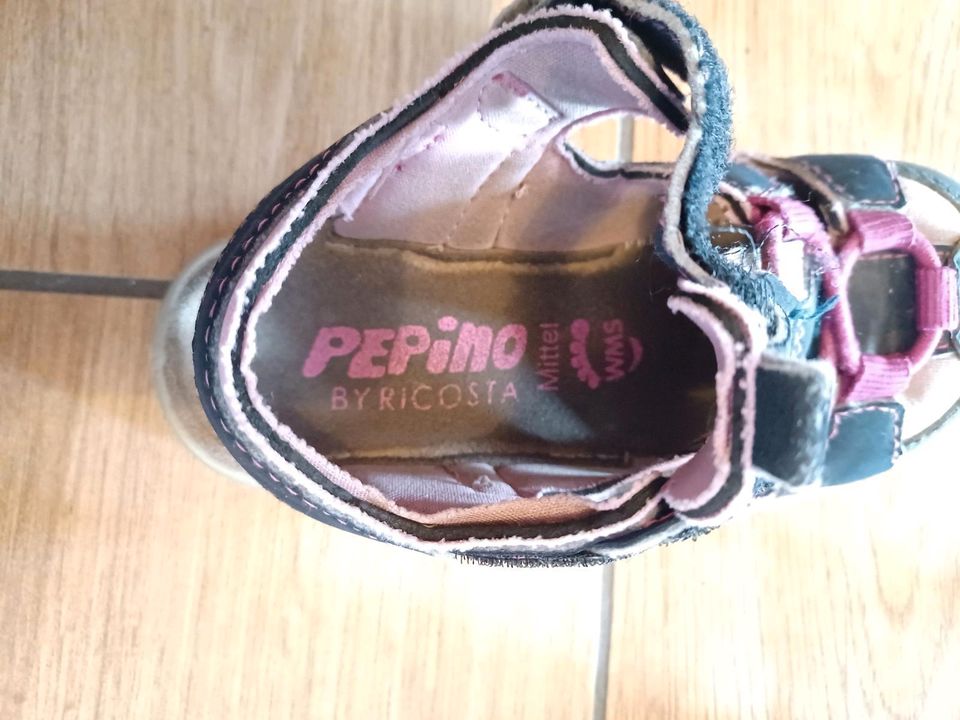 Pepino Sandale, Gr. 24, blau, pink, waschbar in Essen