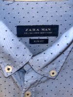 ZARA Man Hemd L hellblau slim fit Freizeithemd Schleswig-Holstein - Wahlstedt Vorschau