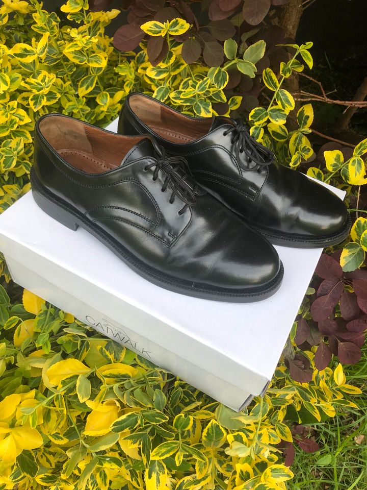 Anzug,Schuhe, Echtleder- schwarz ⭐️✨✅✨❗️ in Wedel