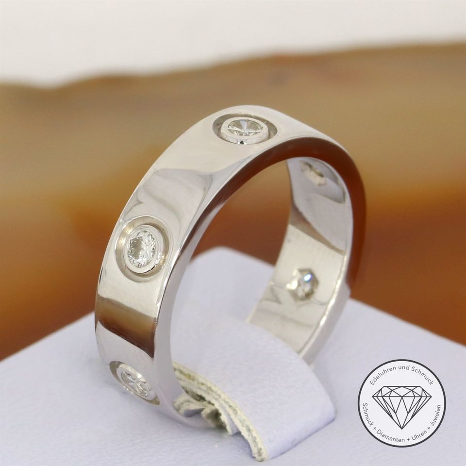 Wert 6.600,- CARTIER "Love" Ring 750 Gold 18k 18 KT XXYY M*196181 in Duisburg