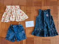 Mädchen Paket 92 Kleid Rock kurze Hose Jeans  Bayern - Rosenheim Vorschau