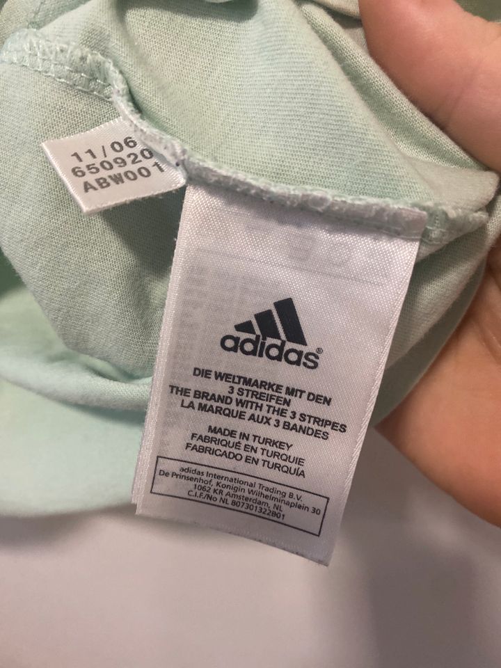 Mint Grünes Vintage Adidas T-Shirt Original S in Ebsdorfergrund