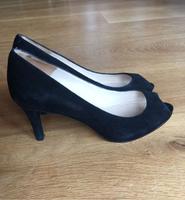 Schwarze Unisa Peep Toe Pumps, Gr. 37 Bayern - Kolbermoor Vorschau
