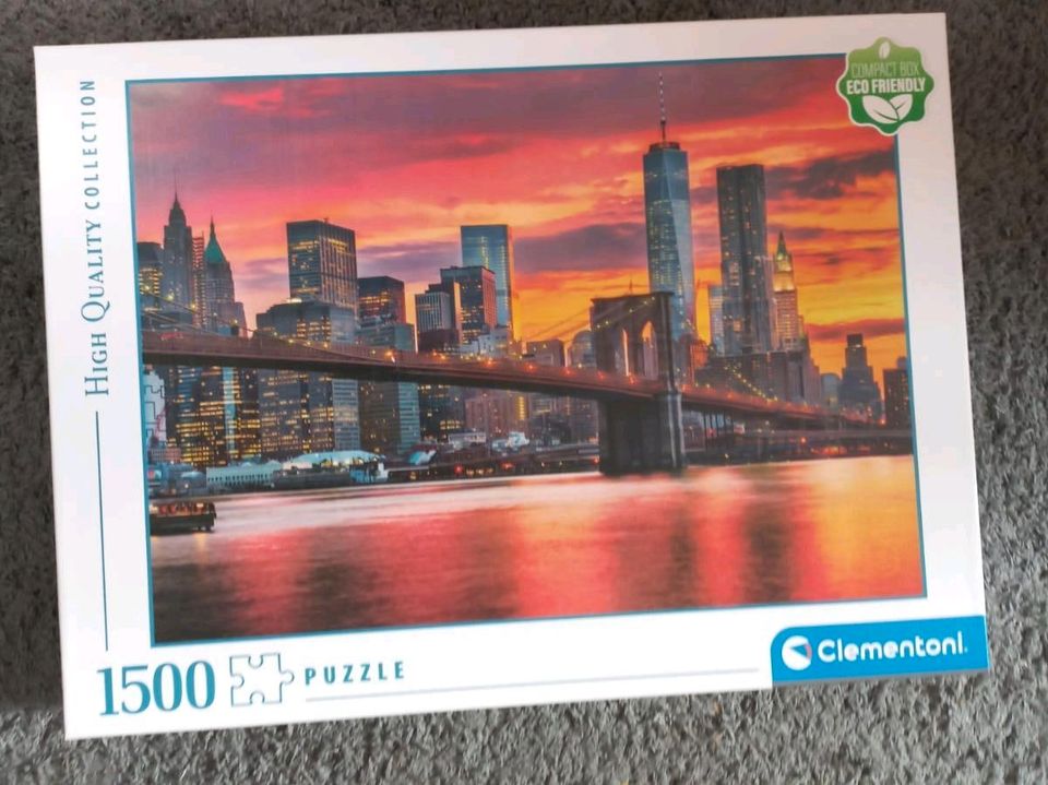 Puzzle 1500 Teile "Skyline New York" von Clementoni in Herne