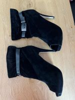 High Heels Stiefelette, schwarz, samt, Gr. 42 Bayern - Rottenburg a.d.Laaber Vorschau