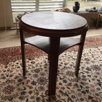 Art Deco Beistelltisch Holz mit Zeitungsablage Coffee Table Niedersachsen - Ritterhude Vorschau