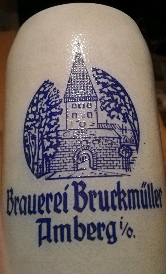 Suche Bierkrug Bruckmüller Amberg mit Vilstor in Riedbach