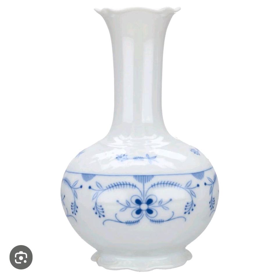 Vase Indisch Blau in Wendisch Rietz