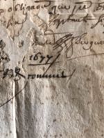 Historischer Brief von 1644 Rheinland-Pfalz - Bitburg Vorschau