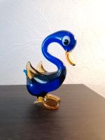 Glastier Ente/Gans blau groß, Lauscha Glasfigur Sachsen - Werdau Vorschau