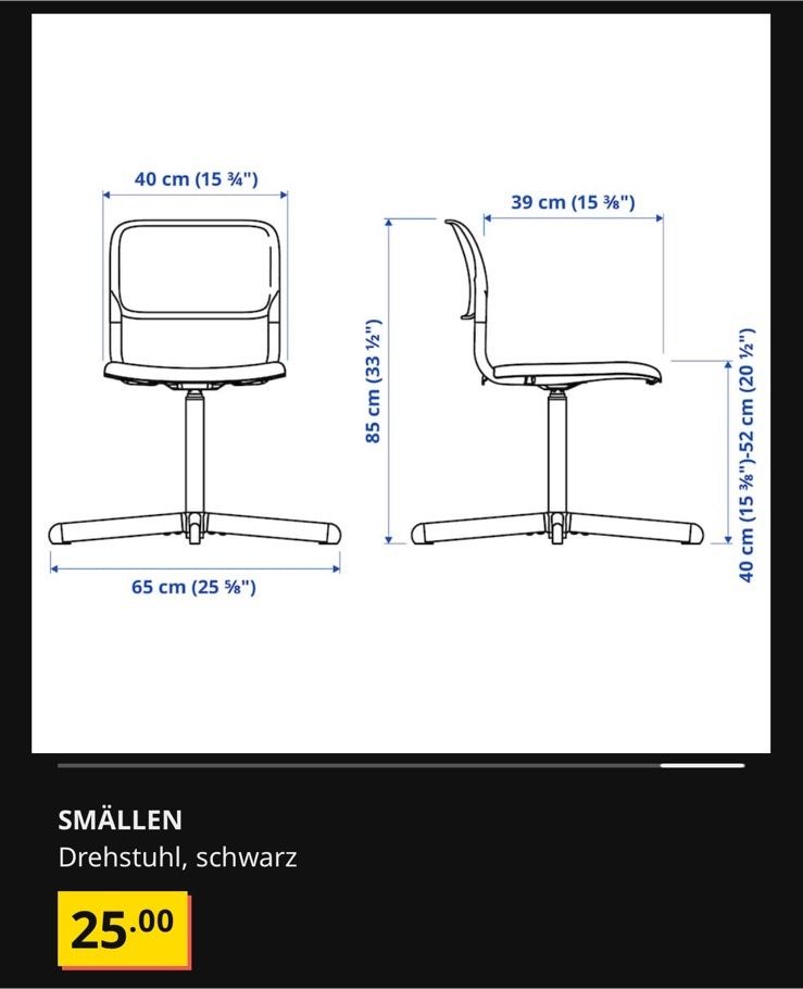 Drehstuhl IKEA in Egelsbach