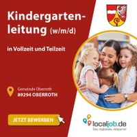 Kindergartenleitung (w/m/d) Erzieher (w/m/d) Kinderpfleger (w/m/d) in Oberroth gesucht | www.localjob.de Bayern - Oberroth Vorschau