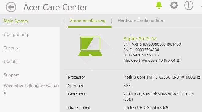 Acer Aspire 5 Notebook 15,6" Full-HD i5 8GB 256GB USB-C 802.11ax in  Nordrhein-Westfalen - Kaarst | eBay Kleinanzeigen ist jetzt Kleinanzeigen