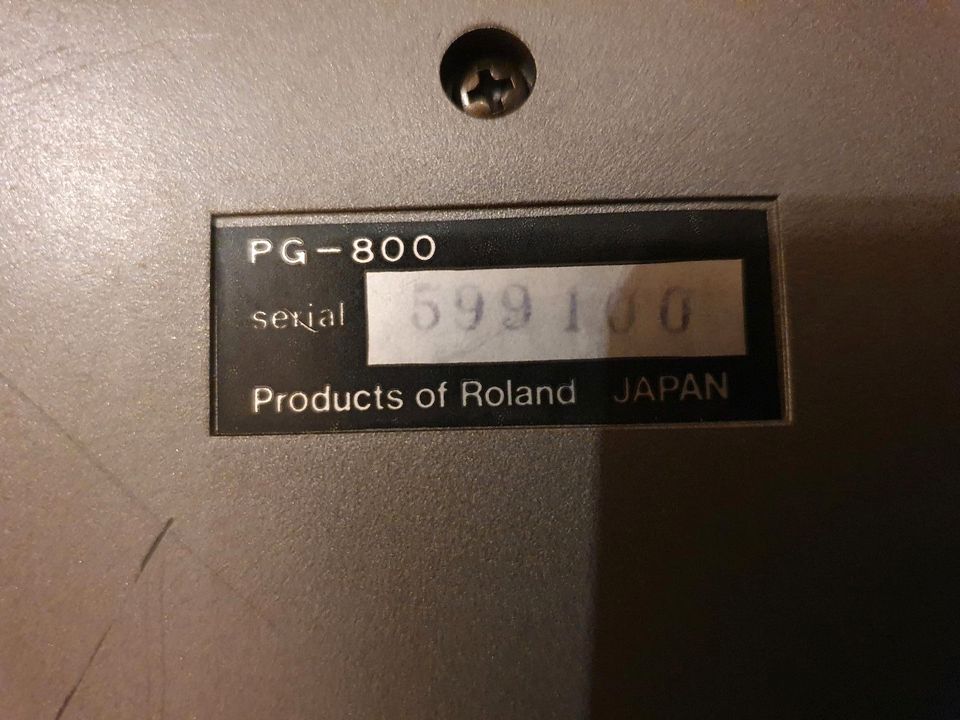 Roland PG 800, Programmer PG800 in Sibbesse 