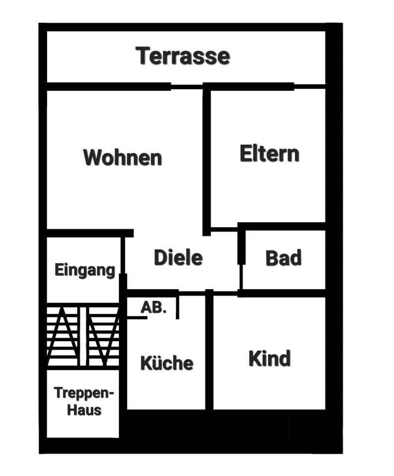 Moderne 3-Zimmer-Wohnung mit Terrasse und Parkplatz in Gifhorn in Gifhorn