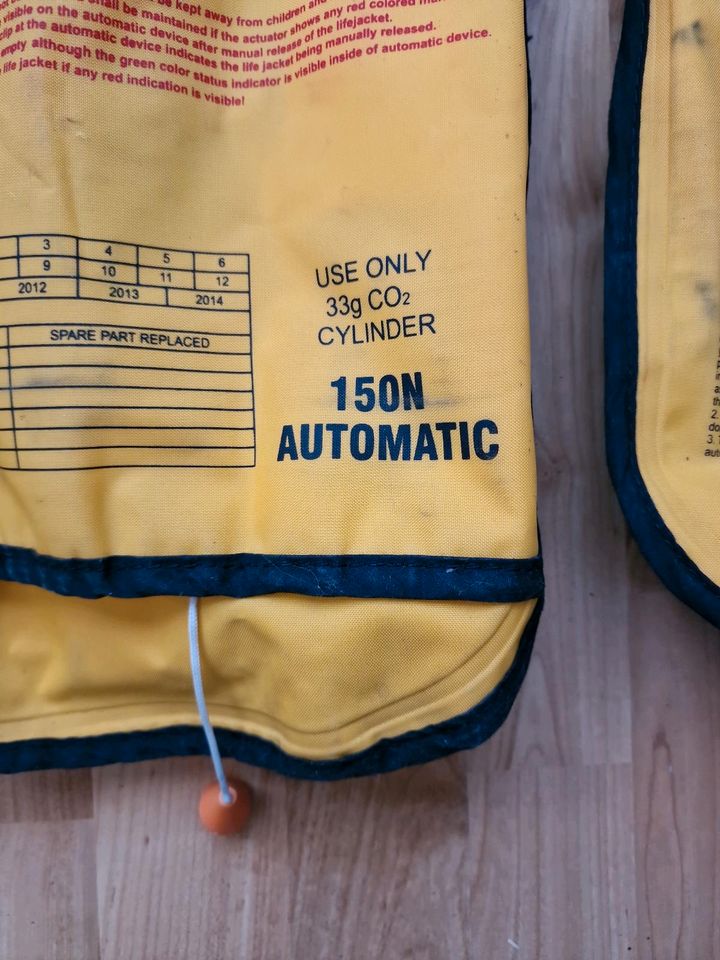 Imax life Vest Automatic 150N Rettungsweste Norwegen Angeln in Zahna-Elster