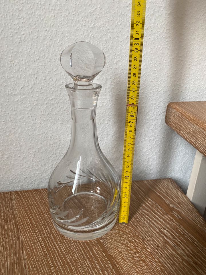 Kristall Karaffe 30 cm hoch Villeroy & Boch in Merzig