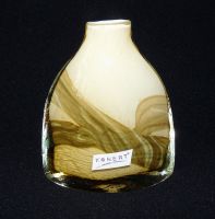 KONERT Glas Vase - H13,5cm B12cm T6cm Nordrhein-Westfalen - Remscheid Vorschau