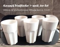 Keramik Trinkbecher > weiß, 6er-Set / ohne Henkel Bayern - Ampfing Vorschau
