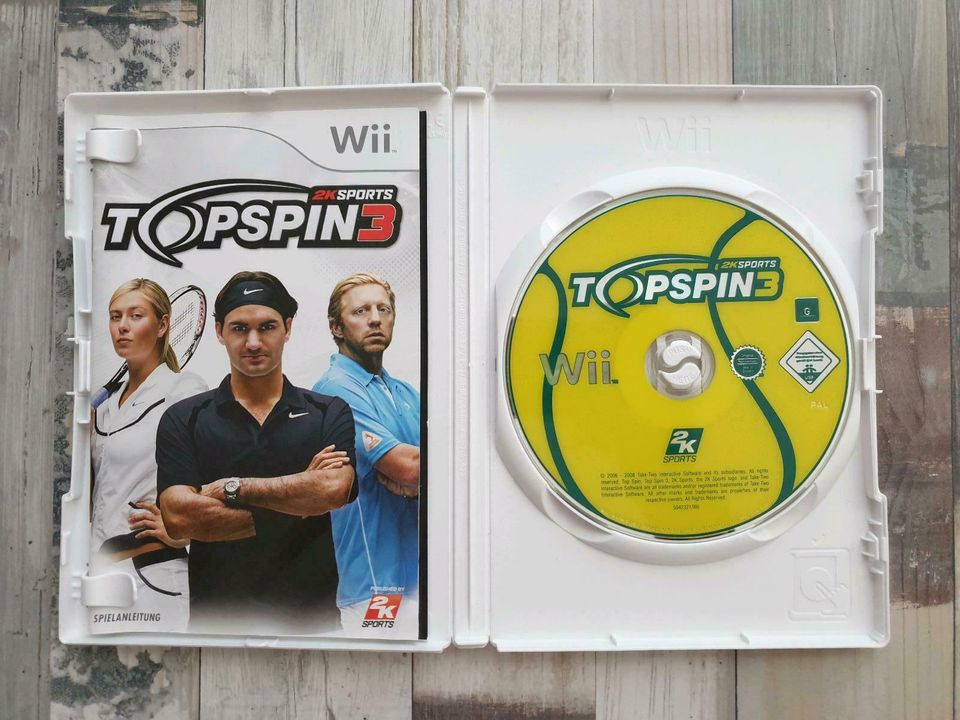 Nintendo Wii Spiel Topspin 3 Tennis in Essen