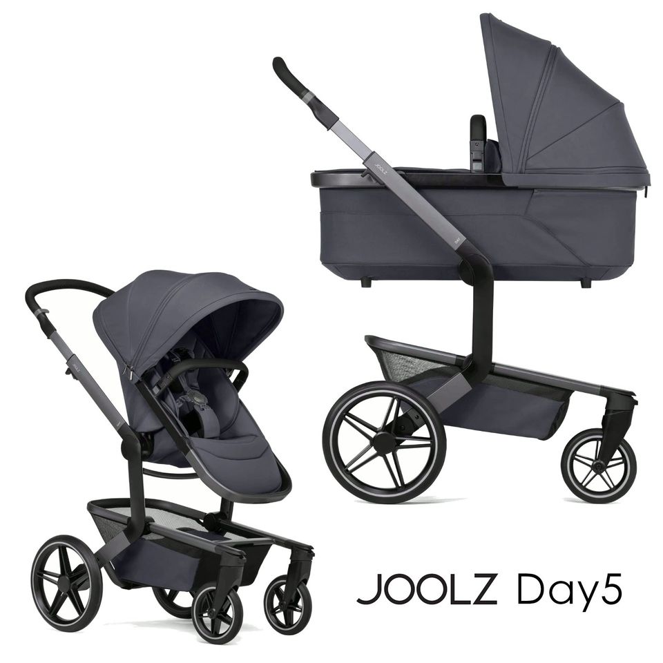 Joolz Day 5 - 2in1 Kinderwagen-Set - Stone Grey - inkl. Babywanne + Sportsitz + XXL-Zubehörpaket - NEU in Fulda